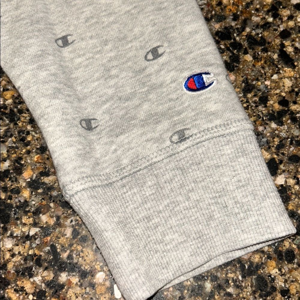 Champion Gray Signature Crewneck Sweatshirt - Picture 3 of 5